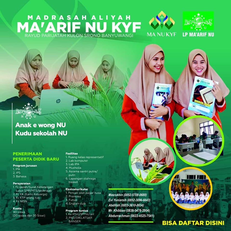 PPDB MA NU KYF