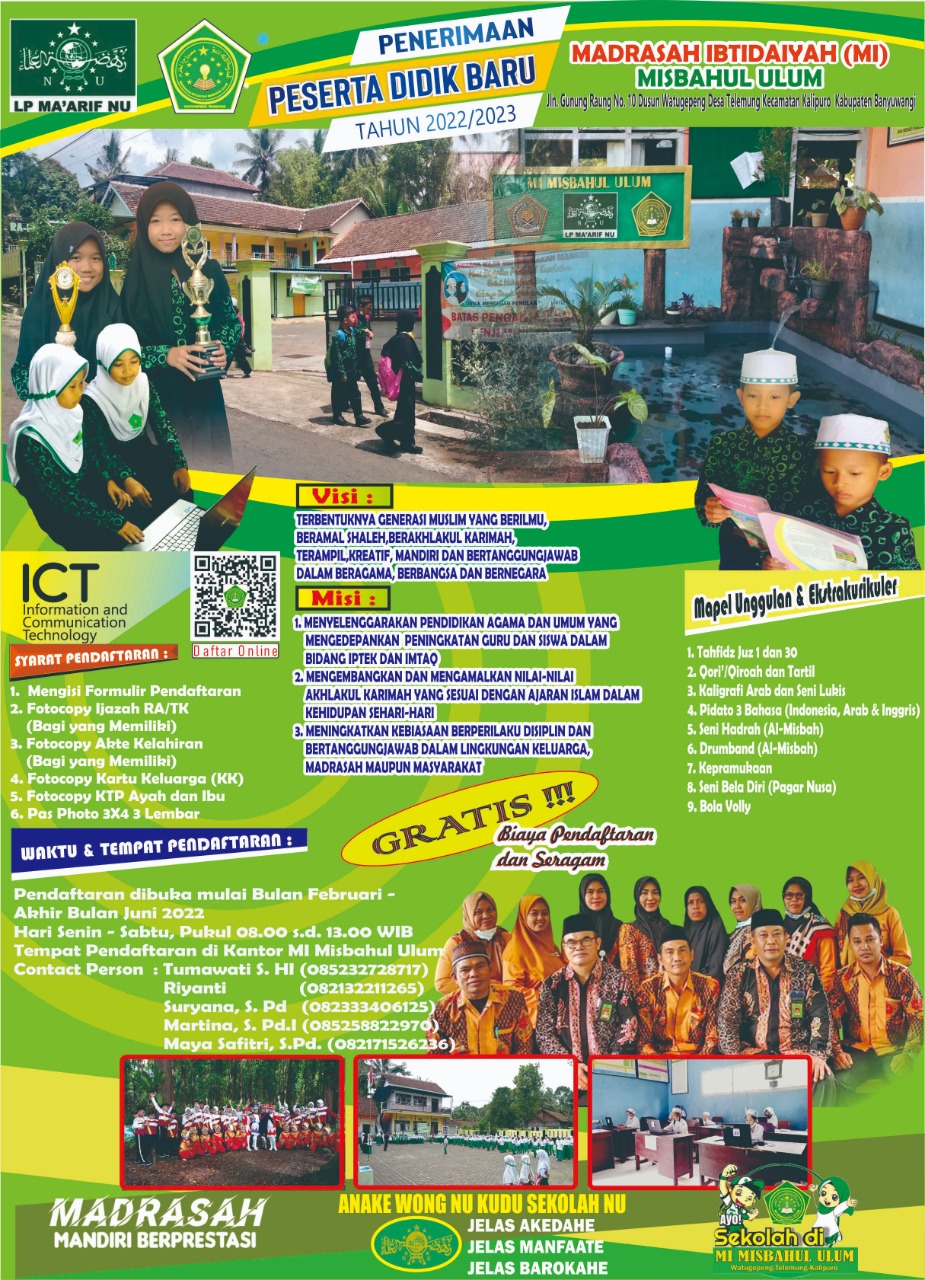 PPDB MI Misbahul Ulum