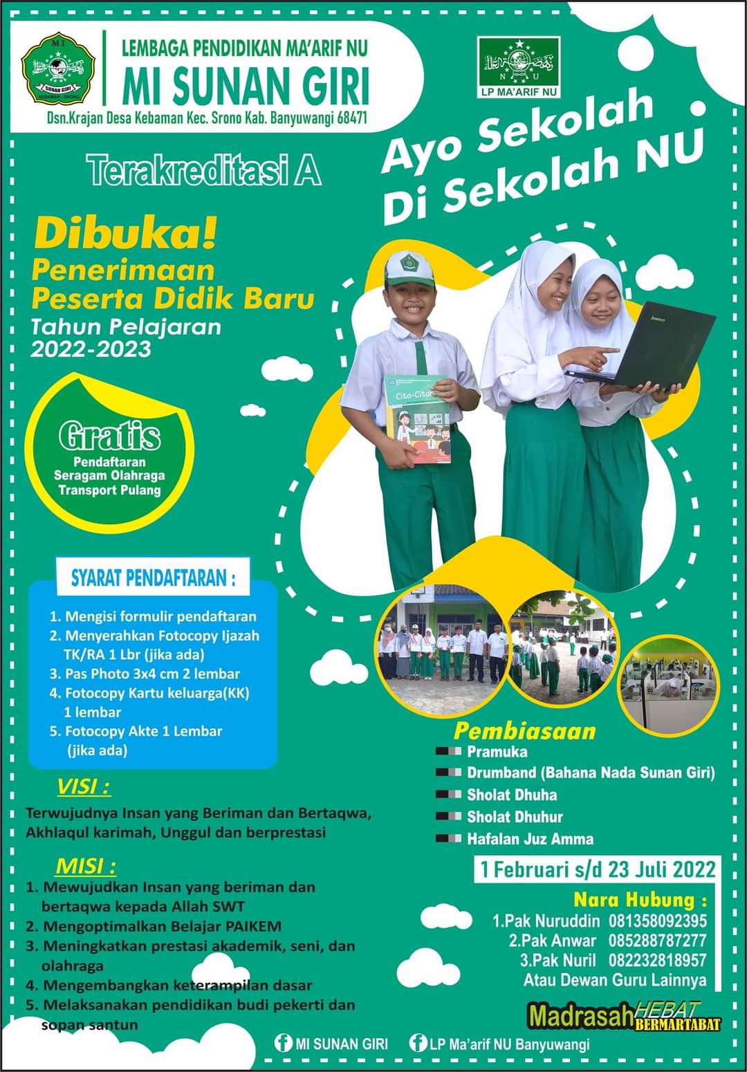 PPDB MI Sunan Giri
