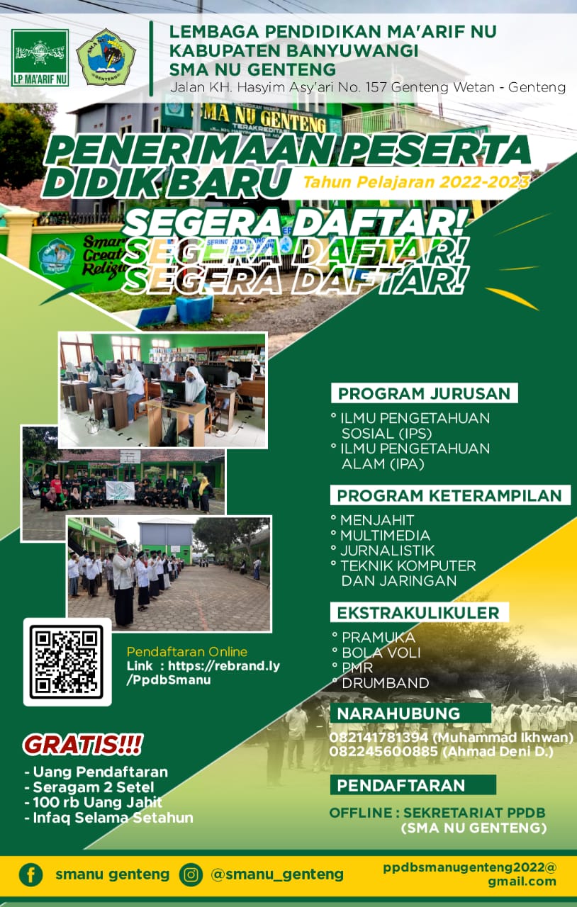 PPDB SMA NU Genteng