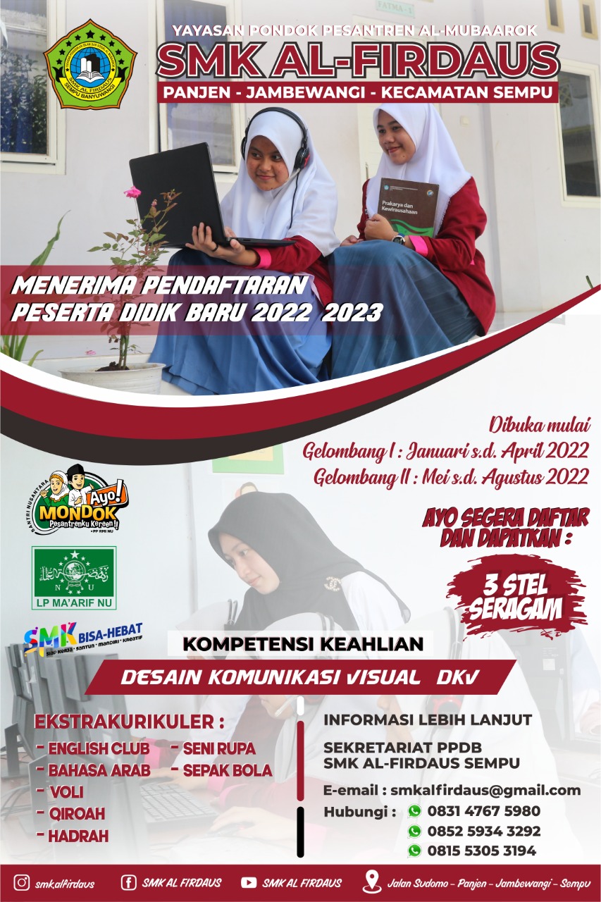 PPDB SMK Al-Firdaus Sempu