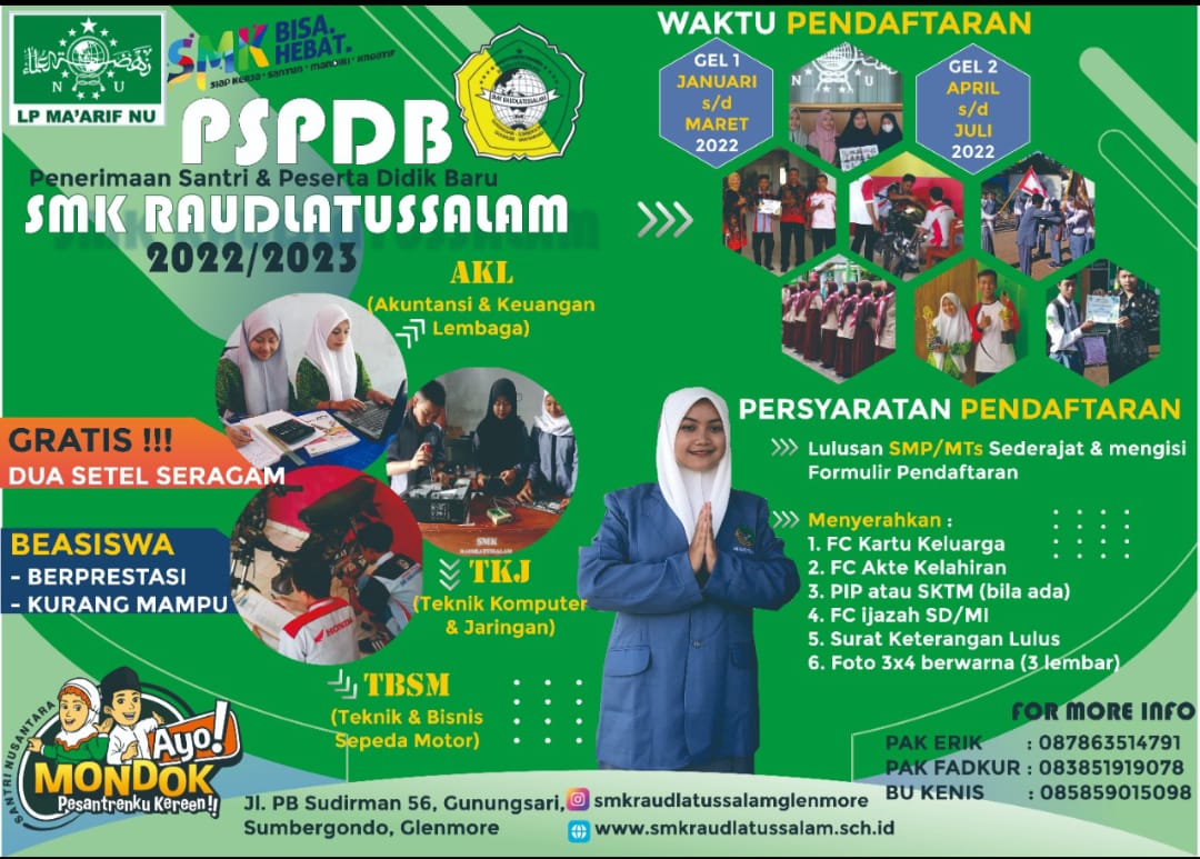 PPDB SMK Raudlatussalam